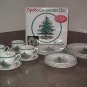 HUGE Dinner Set for eight Spode CHRISTMAS TREE Made in England in boxes