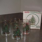 Spode CHRISTMAS TREE Set 8 Double Old Fashioneds and 4 Highballs Original Boxes