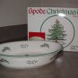 Spode Christmas Tree Oval Vegetable Baker Dish England in original box