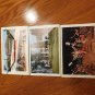 3 Vintage Souvenir POSTCARD FOLDER Stone Mountain- Cherokee Indian-The Hermitage