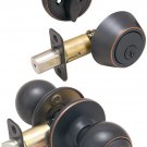 Hardware House 424564 Helena Combo Pack Classic Bronze Door Lock Combination Set