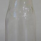 Vintage half pint glass milk bottle DRINK MILK
