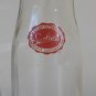 Vintage half pint glass milk bottle SEALTEST