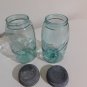 Ball PERFECT MASON quart canning jars Set of (2)  circa 1900-1910