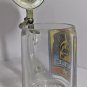 BUZZARD BREATH ALE Painted Print Clear Glass Stein with Lid
