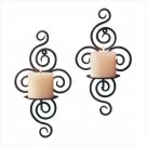 SCROLLWORK CANDLE SCONE    32402