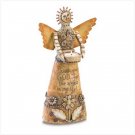 CRAFTED ANGEL TEALIGHT HOLDER      38472