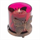 COPPER BUTTERFLY VOTIVE HOLDER   39548