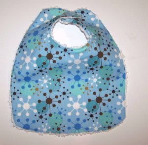 Retro blue bib