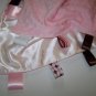 So sweet baby pink and white minky lovie