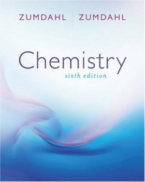 Chemistry 6th edition by Steven S. Zumdahl 0618221565