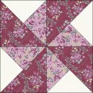 Calico Roses Floral Fabric Quilt Top Block Kit & Border