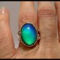 Mood Ring Man or Ladies Sterling Silver - Retro Vintage Flashback