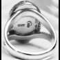Top Quality Fancy Prong Sterling Silver Mood Ring Unusual