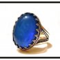 Top Quality Fancy Prong Sterling Silver Mood Ring Unusual