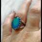 Large Classy Sterling Silver Mood Ring w/ Vivid Color Changes