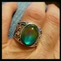 Men or Ladies Sterling Mood Ring Color Changing Mood Stone