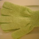 Exfoliating Spa Gloves, pale lime