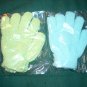 Exfoliating Spa Gloves, pale lime