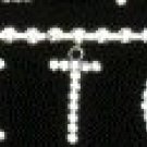Rhinestone Belly Chain With Hanging Letters - Bitch Design      0423A-W8485