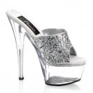 Kiss - Mid-Platform Kiss 6" Stiletto Heel Platform Slide     000781F-KISS201-2 WS
