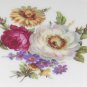 Bavaria Porcelain China Bowl Floral Bouquet Gold Guilding