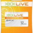 Xbox Live 12+1 Month Gold Card