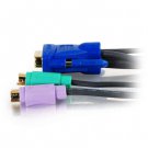 Brand New 9ft  3-in-1 Universal KVM HD15 VGA M/M PS/2 Cables delivered $8.00 each
