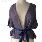 Stunning handmade cotton slub shrug