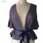 Stunning handmade cotton slub shrug