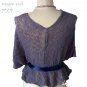 Stunning handmade cotton slub shrug