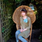 Stunning made to measure hand dyed cardigan..
