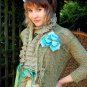 Stunning made to measure hand dyed cardigan..
