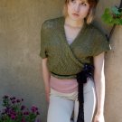 stunning UK designer knitted shrug...