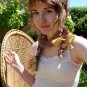 Ditsy print hand knitted necktie