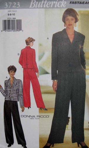Vogue 8755 70s Palazzo Pants Blouse Skirt Pattern 12 B34 Uncut