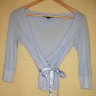 EXPRESS light blue wrap  S