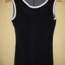 HOODED navy blue bathing suit cover or mini dress