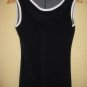 HOODED navy blue bathing suit cover or mini dress