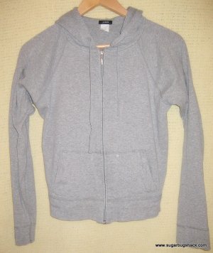 J CREW light weight ribbed hoodie!