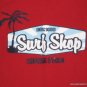 OSHKOSH red polo with surf print size 5