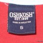 OSHKOSH red polo with surf print size 5
