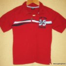 OSHKOSH red polo with surf print size 5