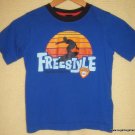 OSHKOSH blue screen print T-shirt size 5