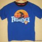 OSHKOSH blue screen print T-shirt size 5