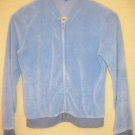 GAP light blue zip up shirt