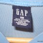 GAP light blue zip up shirt