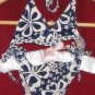 Hibiscus flowered swim suit Size xs 4-5