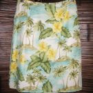 TOMMY BAHAMA 100% silk wrap skirt Size 4