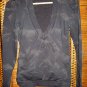 BUFFALO plunging V-neck pull over with hood